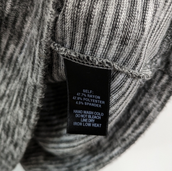 Lulu's Hoodie Dress Women's Medium Heather Gray Just You And Me Cold Shoulder - Picture 4 of 6